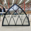 Perfil de extrusão de painel de vidro fixo de estrutura de alumínio